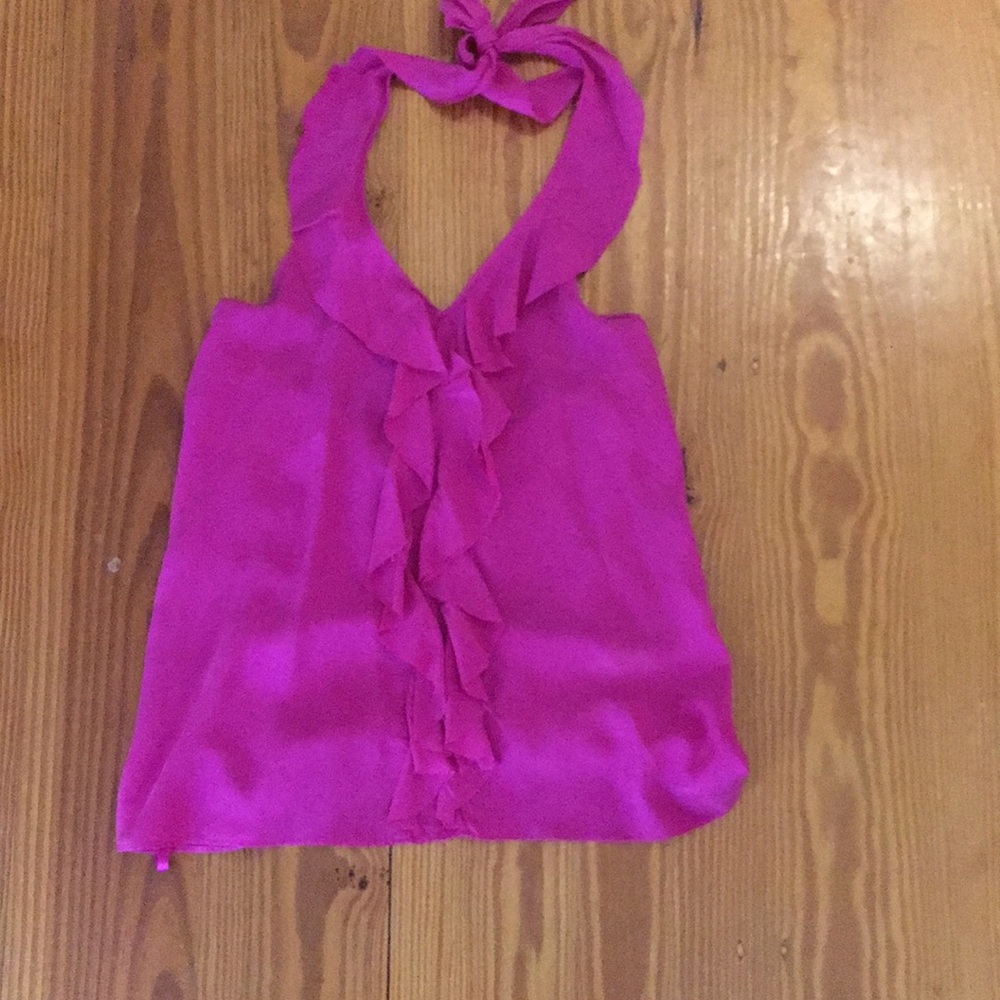 Banana Republic Ruffle Halter Top